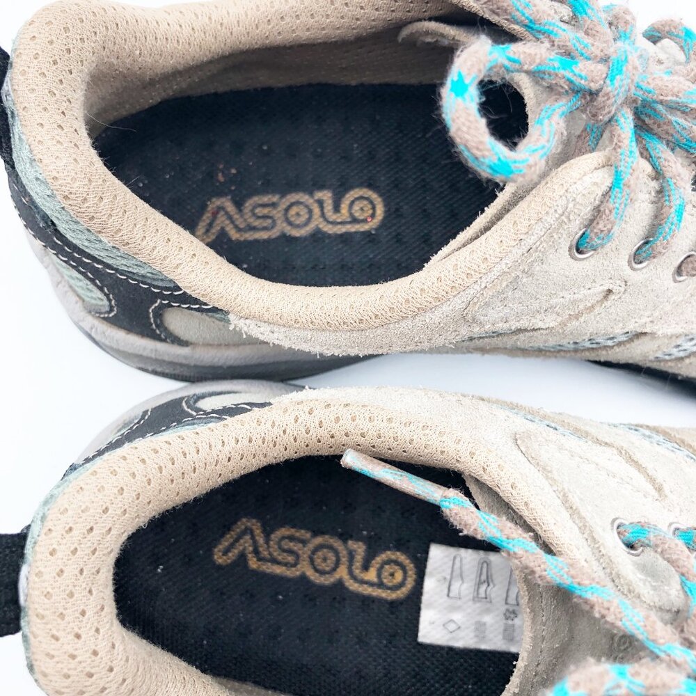 ASOLO Ladys Tan Leather Low Top Hiking Shoes Womens 9 Outdoor Activewear - Picture 6 of 8